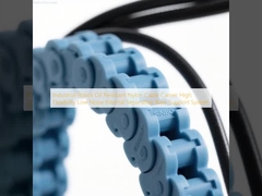 الروبوت الصناعي المقاوم للزيت حامل كابل النيلون مرونة عالية ضوضاء منخفضة نظام دعم القاعدة الفصل الداخلي