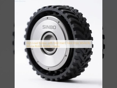 المطاط ذو الحمولة العالية مع إدخال الصلب مسار عجلة محرك للخدمة روبوت الهيكل المحمول