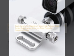 حامل تعديل زاوية كاميرا العمق تحكم عالي الدقة في الزاوية هيكل صلب لوحدة الإدراك والملاحة في الروبوتات الخدمية