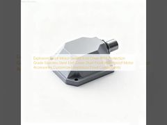 غطاء نهاية محرك مضاد للانفجار مغلقة IP66 درجة الحماية الفولاذ المقاوم للصدأ غطاء نهاية غبار مضاد للماء ملحقات المحرك المخصصة مكونات مضادة للانفجار