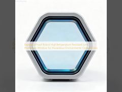 نافذة حماية عدسة مقاومة لدرجات الحرارة العالية لروبوت مضاد للانفجار للبيئات الخطرة زجاج بصري