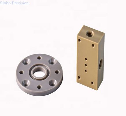 شراء نايلون POM PE PTFE CNC الدقة المعالجة قطع بلاستيكية غير السطحية مخصصة online manufacture